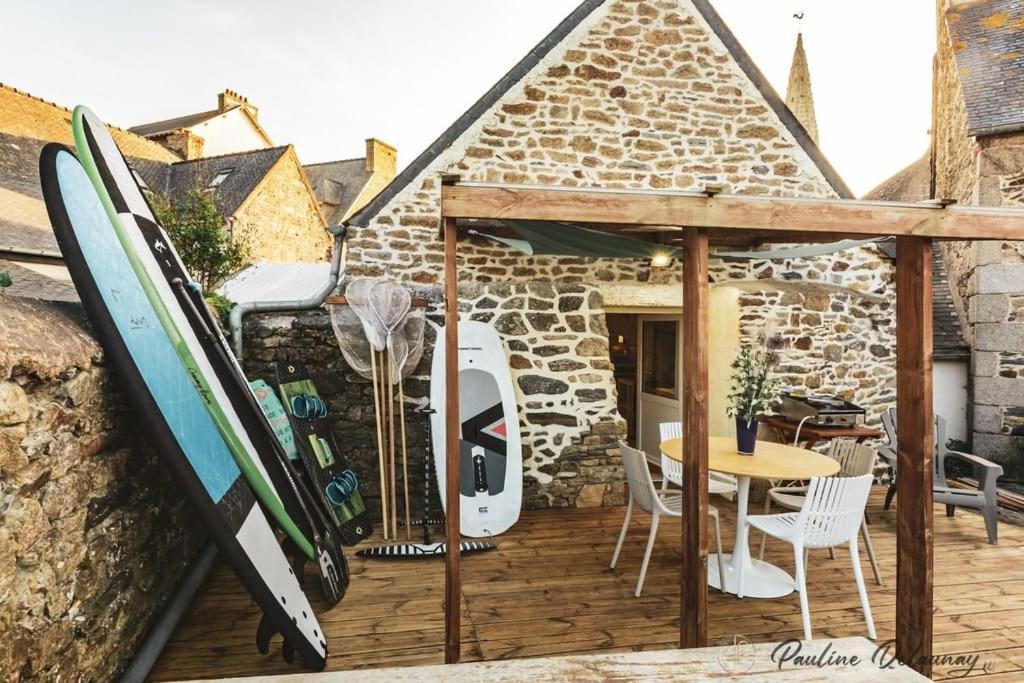 Ty Ar Mor Maison De La Mer, A 40 M De La Plage Saint-Michel-en-Greve Ngoại thất bức ảnh