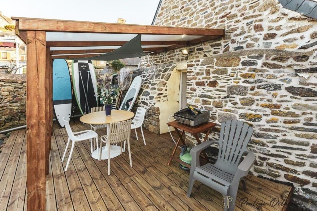 Ty Ar Mor Maison De La Mer, A 40 M De La Plage Saint-Michel-en-Greve Ngoại thất bức ảnh