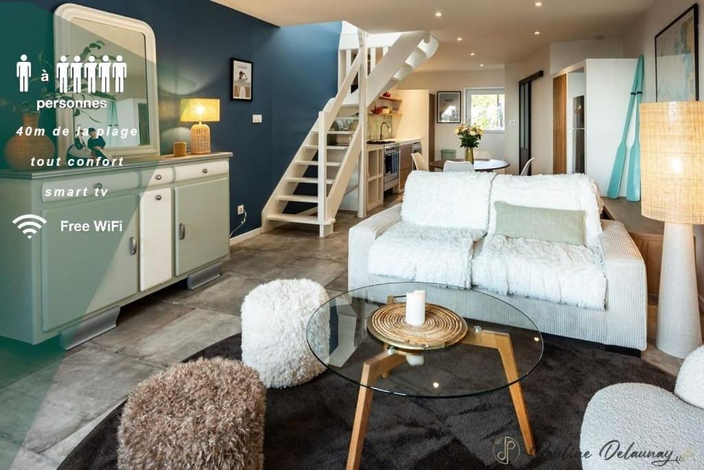 Ty Ar Mor Maison De La Mer, A 40 M De La Plage Saint-Michel-en-Greve Ngoại thất bức ảnh